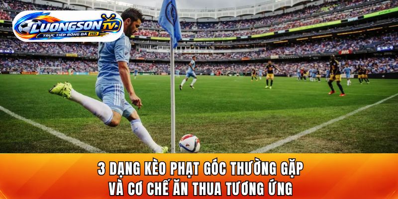 3 dạng kèo phạt góc thường gặp và cơ chế ăn thua tương ứng